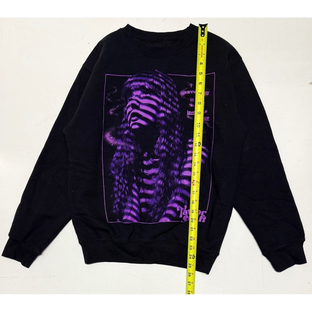 Taylor Swift The Eras Tour Lavender Haze Sweatshirt Black Purple XS Midnights